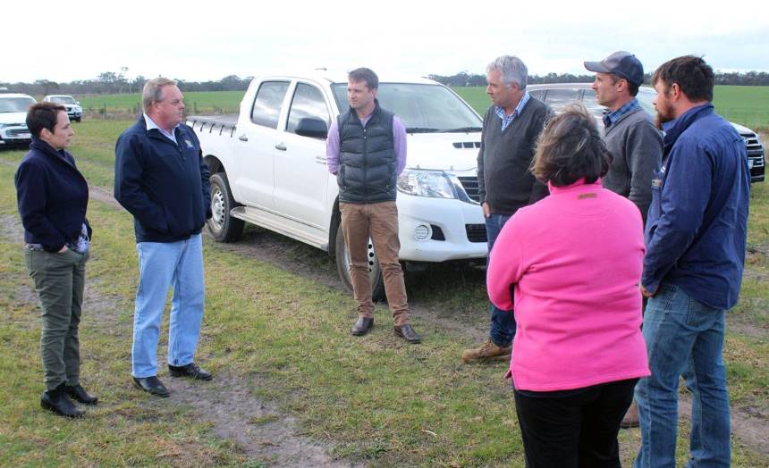 MPs visit drought-affected farms